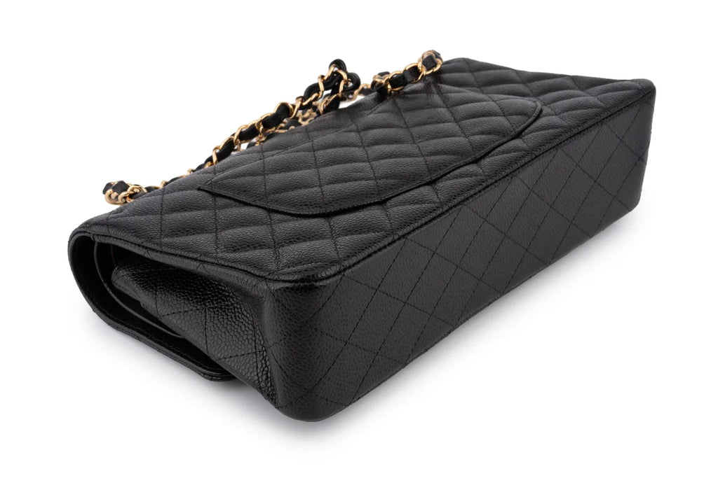 Chanel Classic Medium Double Flap Caviar Black GHW