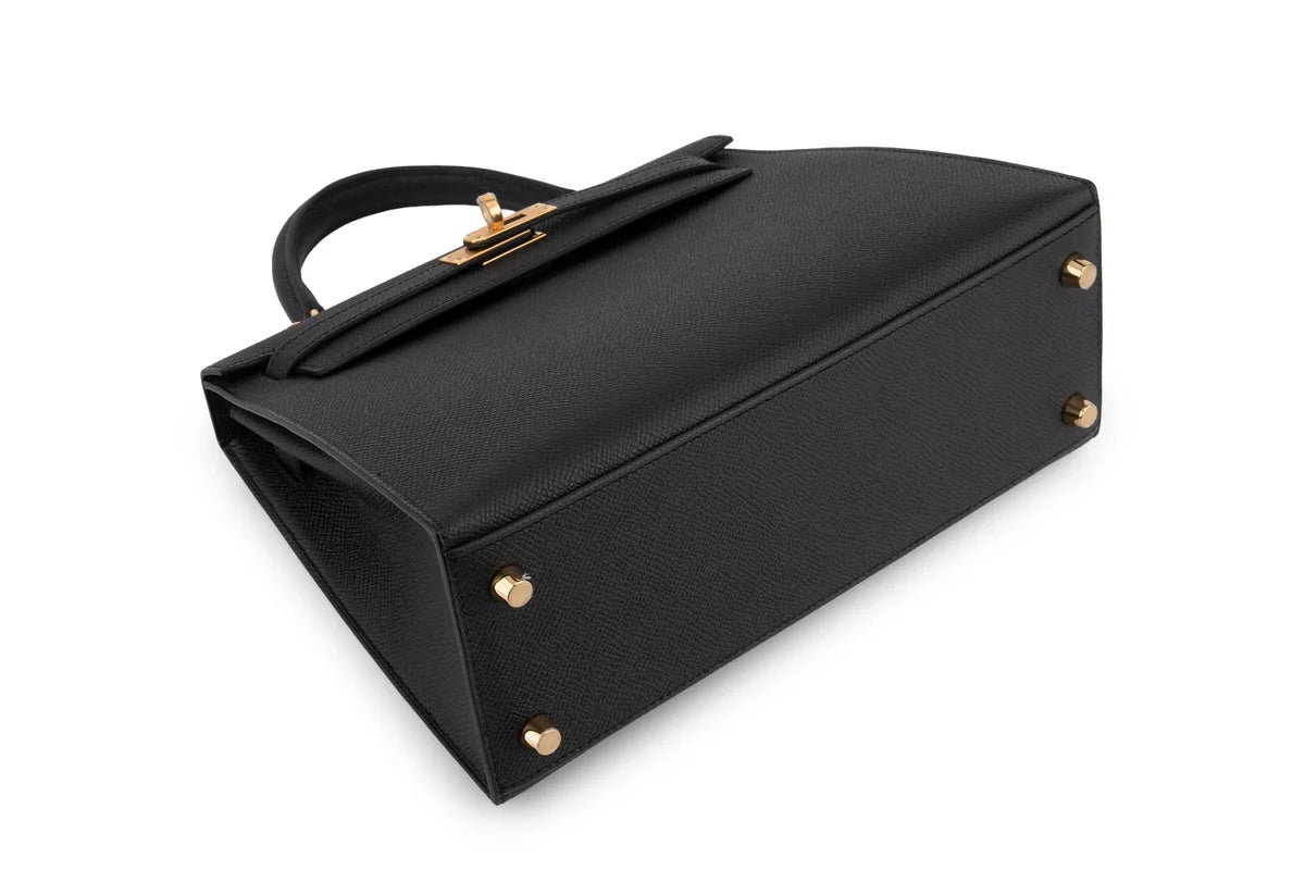 Hermès Kelly 25 Epsom Noir GHW