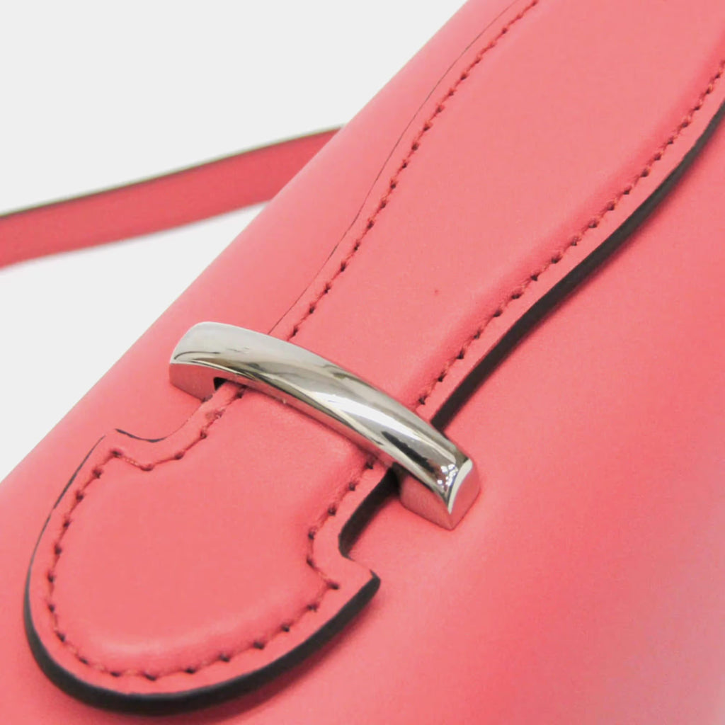 Gucci Double G Leather Shoulder Bag Pink