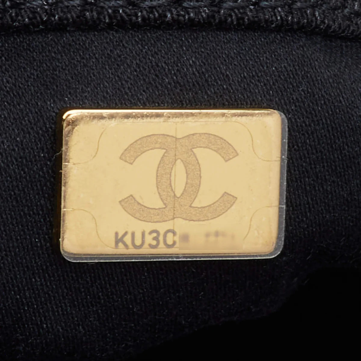 Chanel 25 Drawstring Black Quilted Denim Hobo