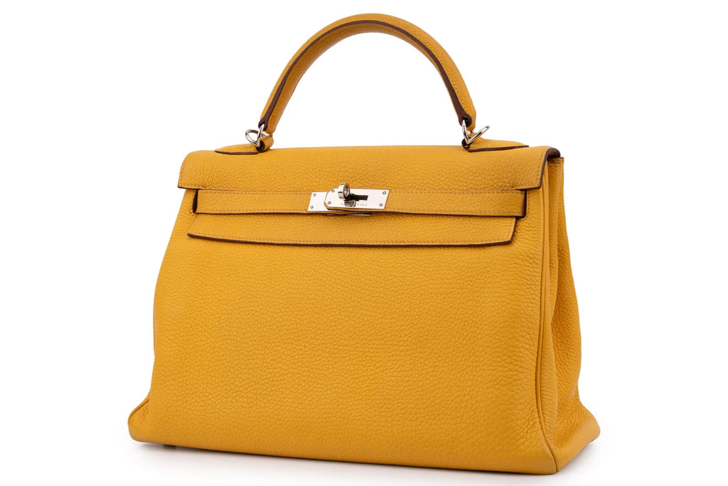 Hermès Kelly 32 Togo Soleil PHW