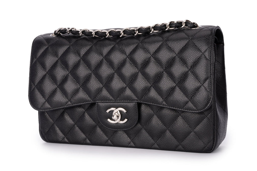 Chanel Jumbo Classic Flap Caviar Black SHW