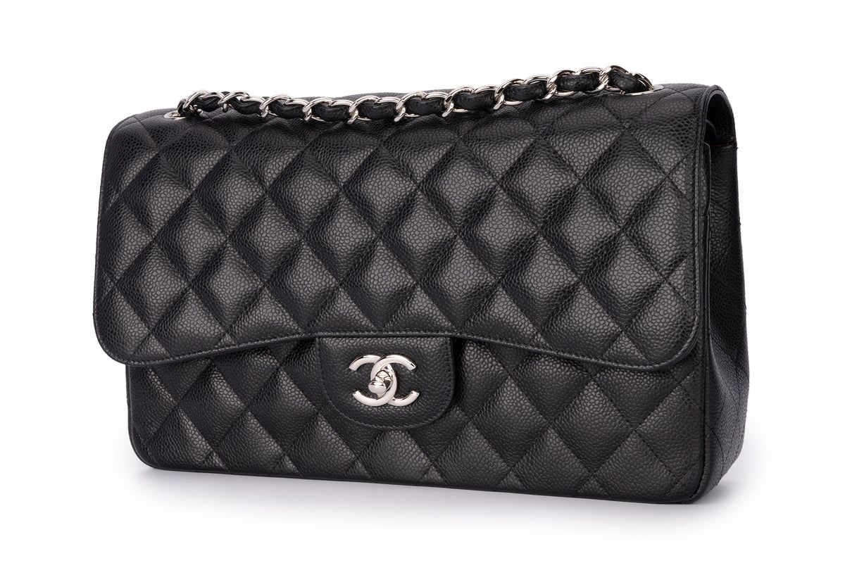 Chanel Jumbo Classic Flap Caviar Black SHW