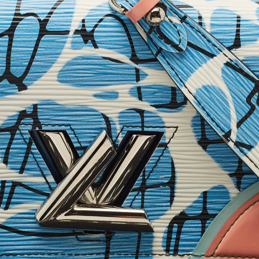 Louis Vuitton Twist Multicolor Leather and Patent Leather Wallet On Chain