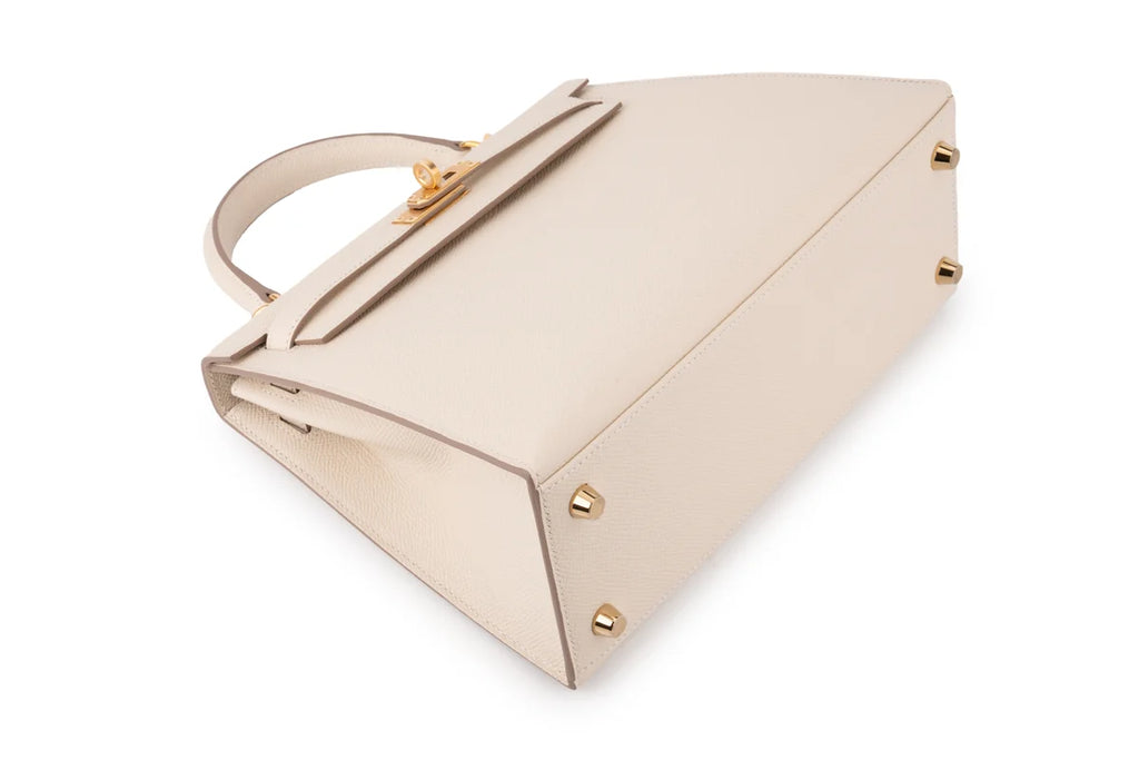 Hermès Kelly 25 Epsom Craie GHW