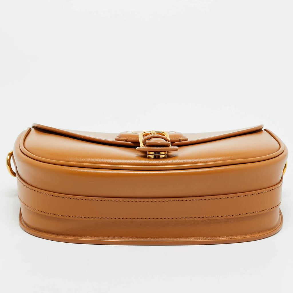 Dior Bobby Medium Tan Leather Crossbody Bag