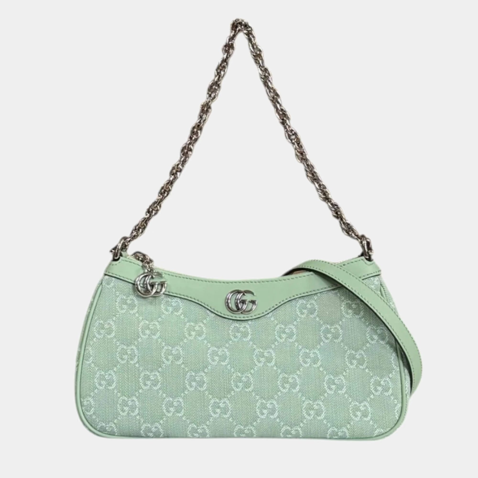 Gucci Ophidia Small Green Shoulder Bag