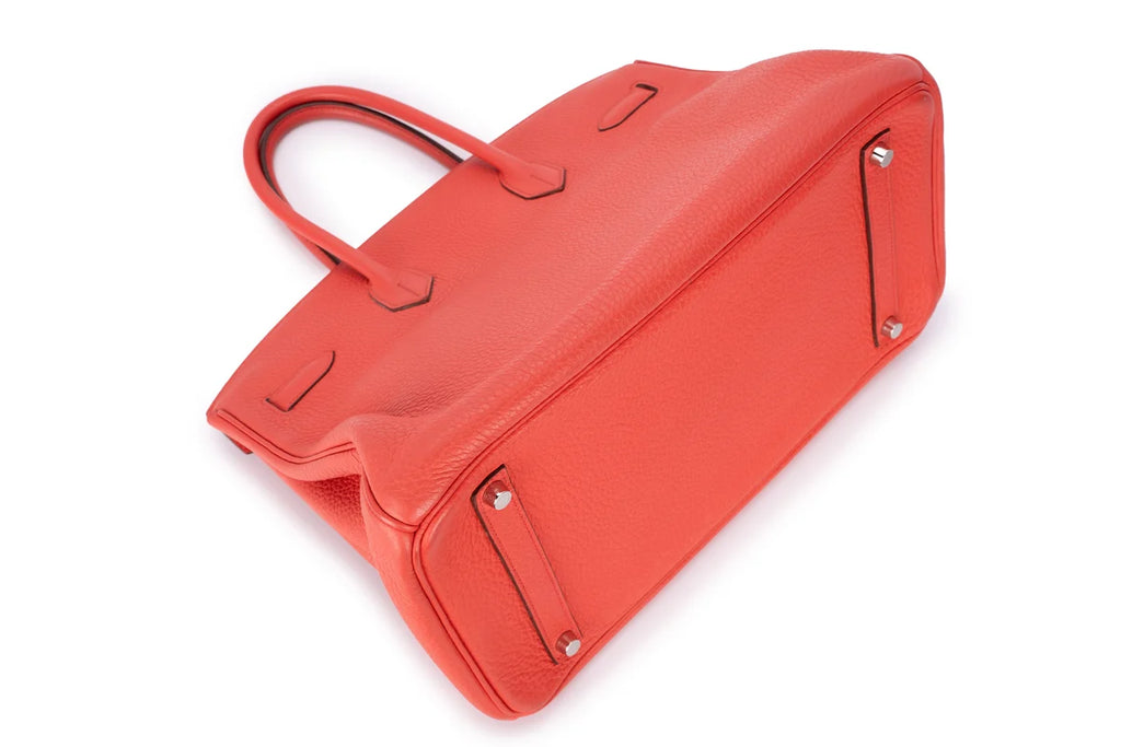 Hermès Birkin 35 Clemence Bougainvillea PHW