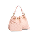 Louis Vuitton Pink Embossed Monogram LV Bundle