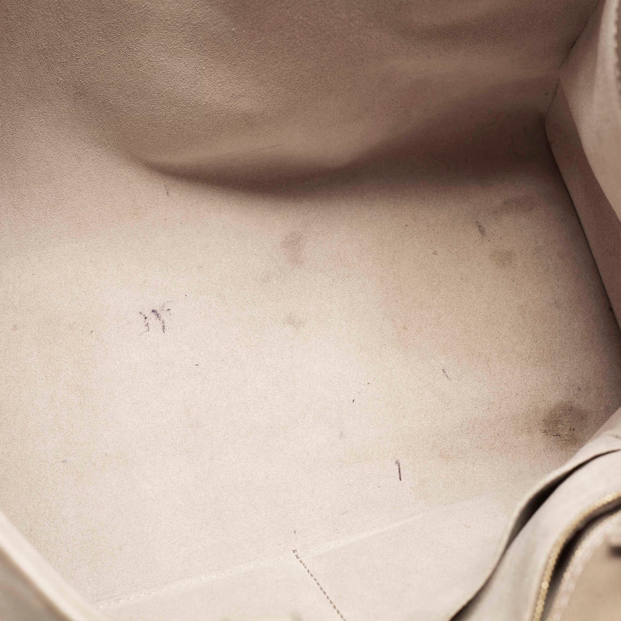 Louis Vuitton Onthego MM Beige Giant Empriente Leather Bag