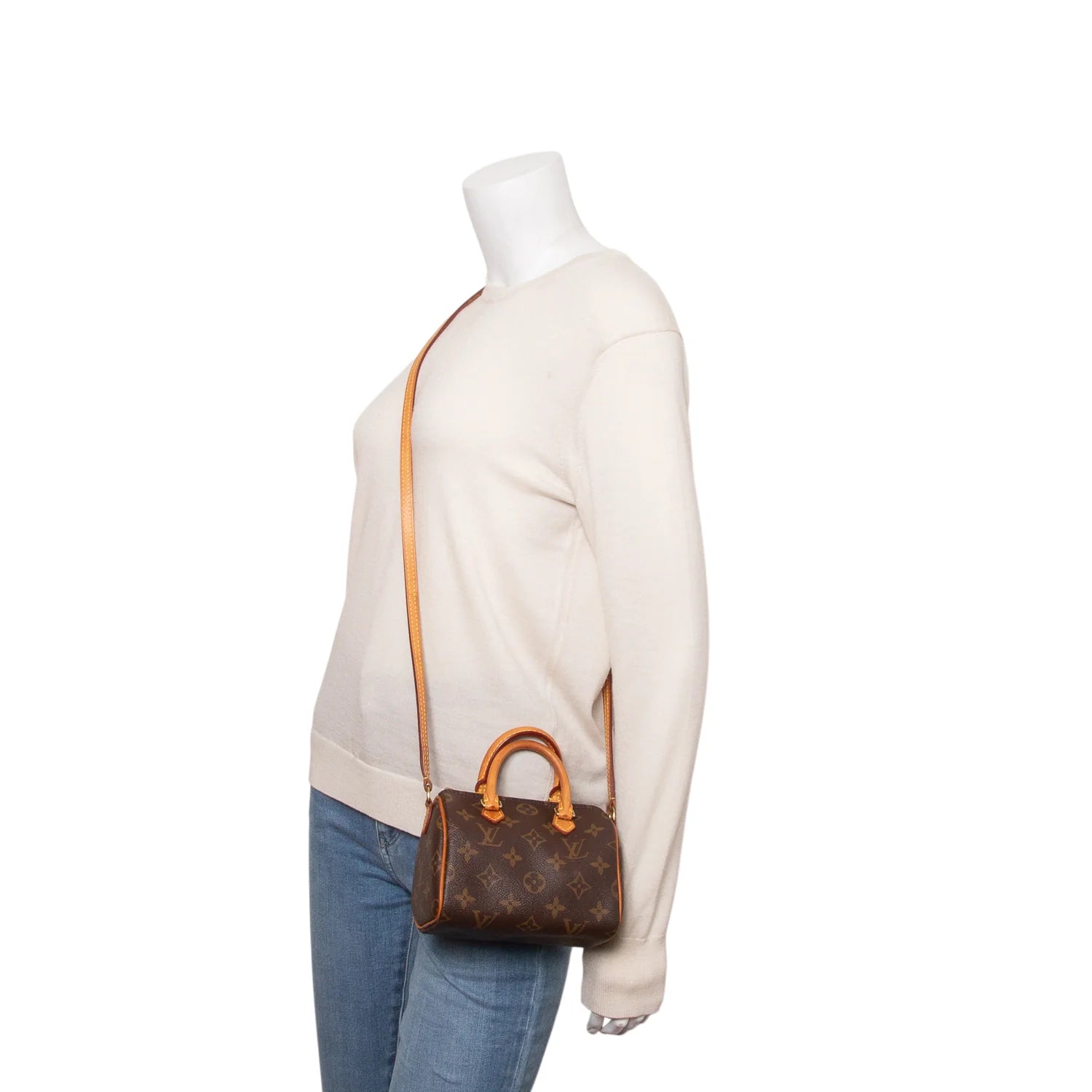 Louis Vuitton Monogram Nano Speedy Bandouliere