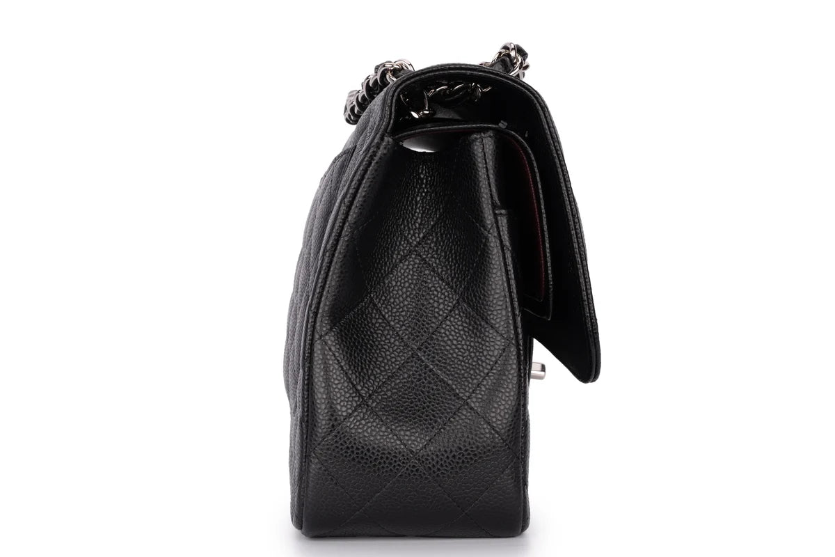 Chanel Jumbo Classic Flap Caviar Black SHW