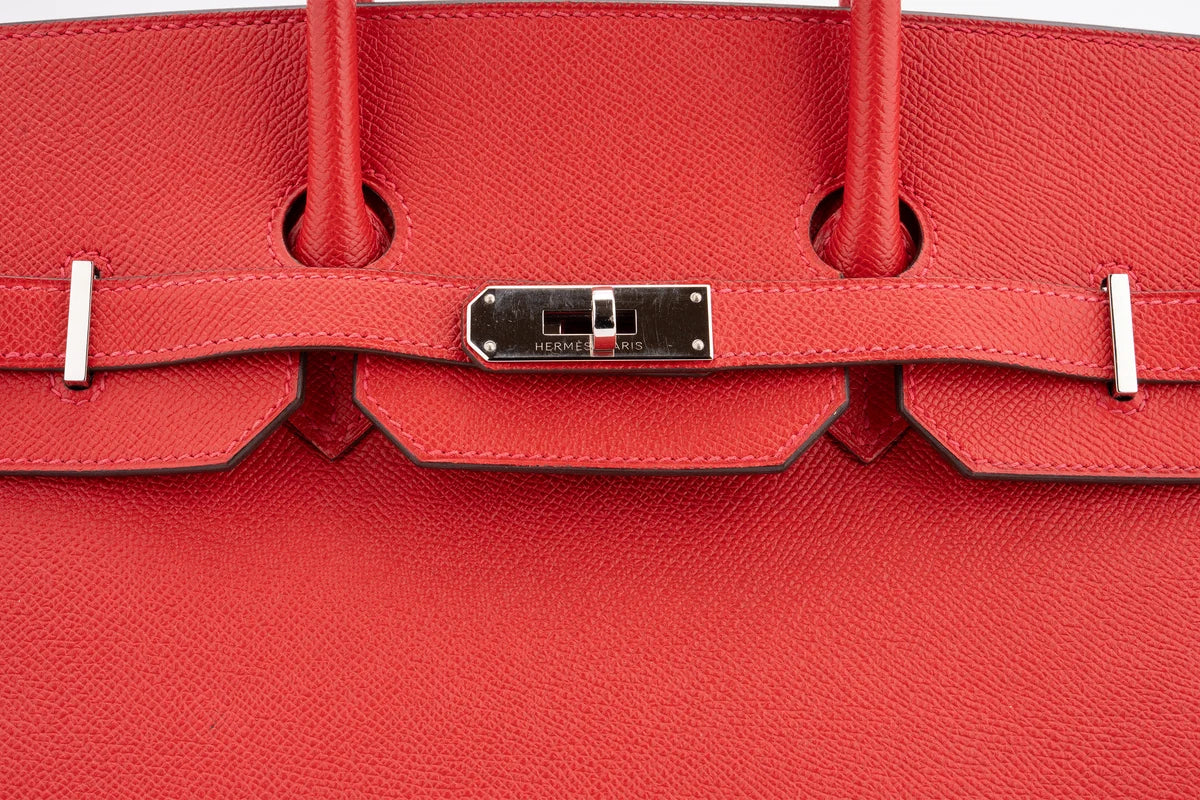 Hermès Birkin 35 Epsom Rouge Casaque PHW