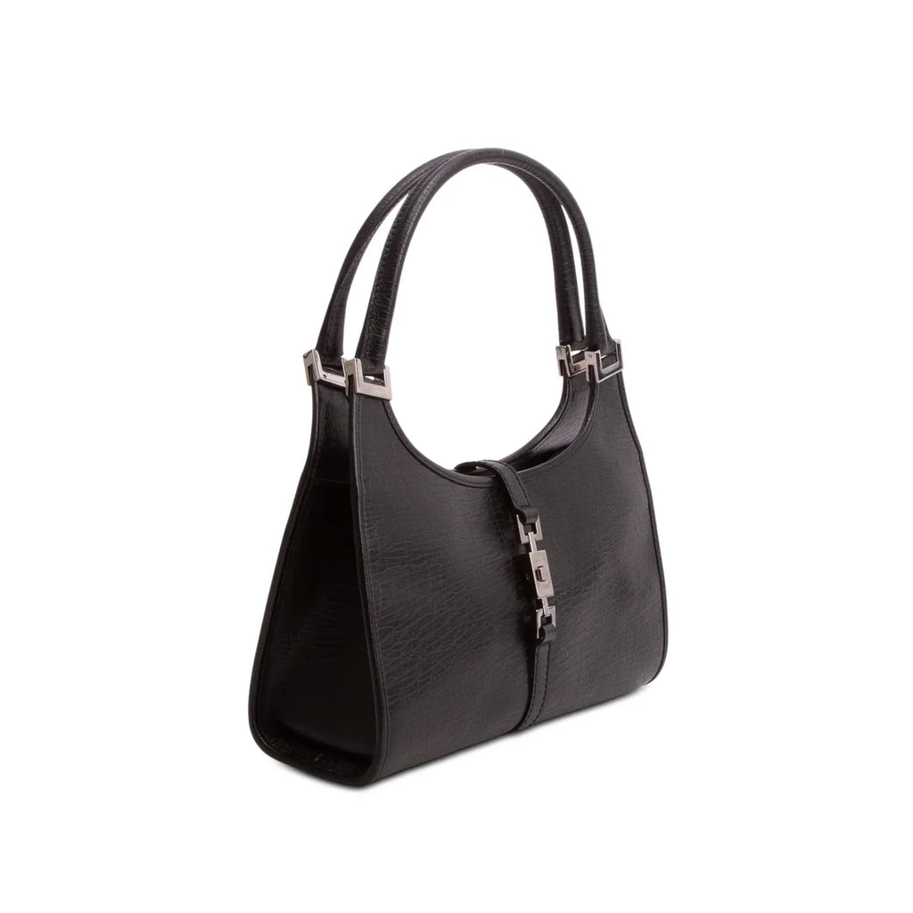Gucci Black Calfskin Jackie Bardot