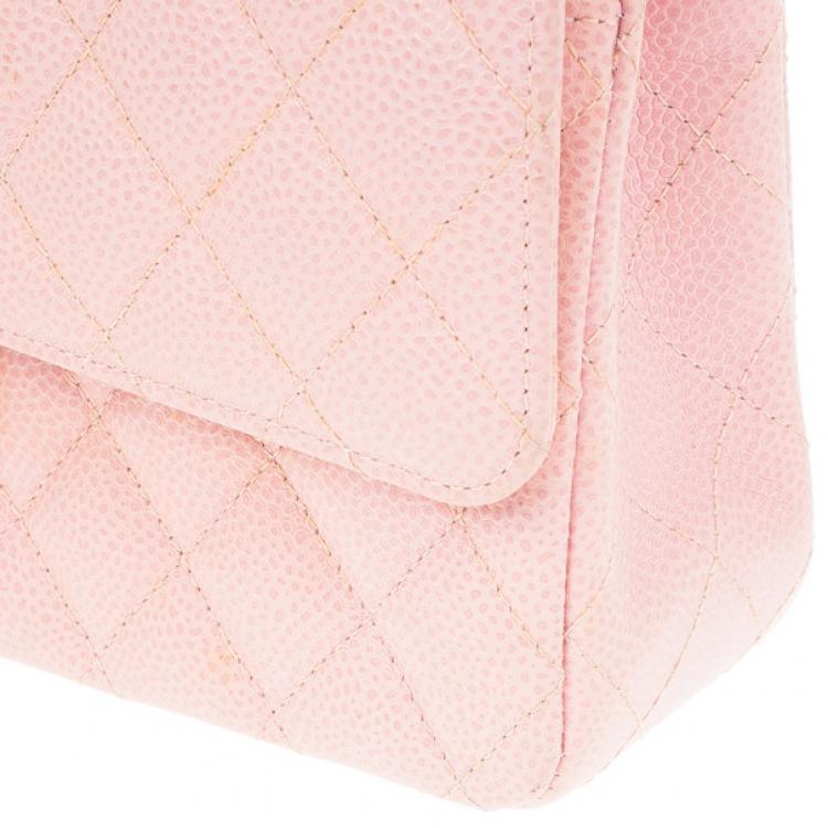 Chanel Pink Caviar Medium Double Flap Bag