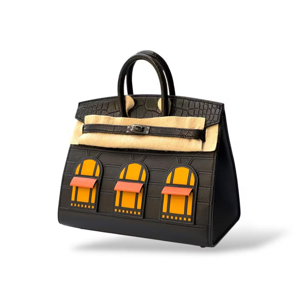 Hermes Birkin 20 Faubourg So Black Midnight BHW