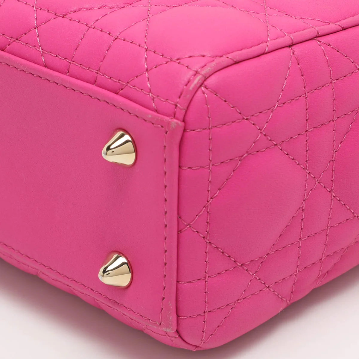 Dior Lady Dior My ABCDior Small Pink Cannage Leather Tote