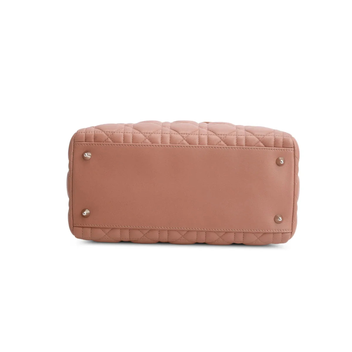 Christian Dior Pink Cannage Lambskin Leather Medium Lady Dior Bag
