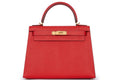 Hermès Kelly 28 Epsom Rouge Casaque GHW