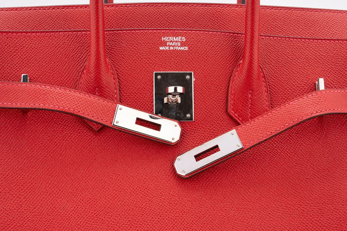 Hermès Birkin 35 Epsom Rouge Casaque PHW