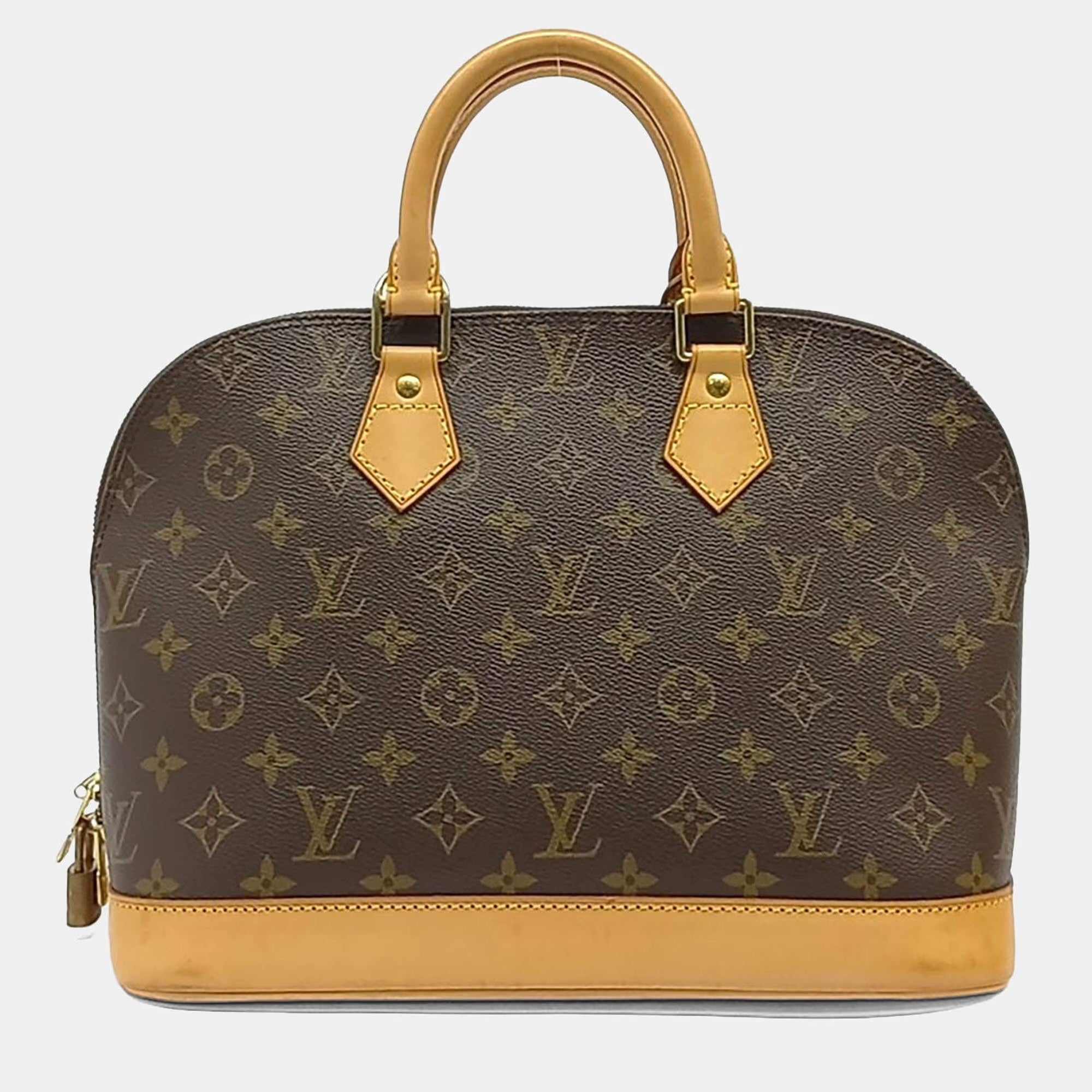 Louis Vuitton Brown Canvas Monogram Alma PM