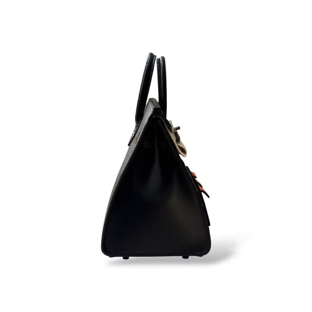 Hermes Birkin 20 Faubourg So Black Midnight BHW