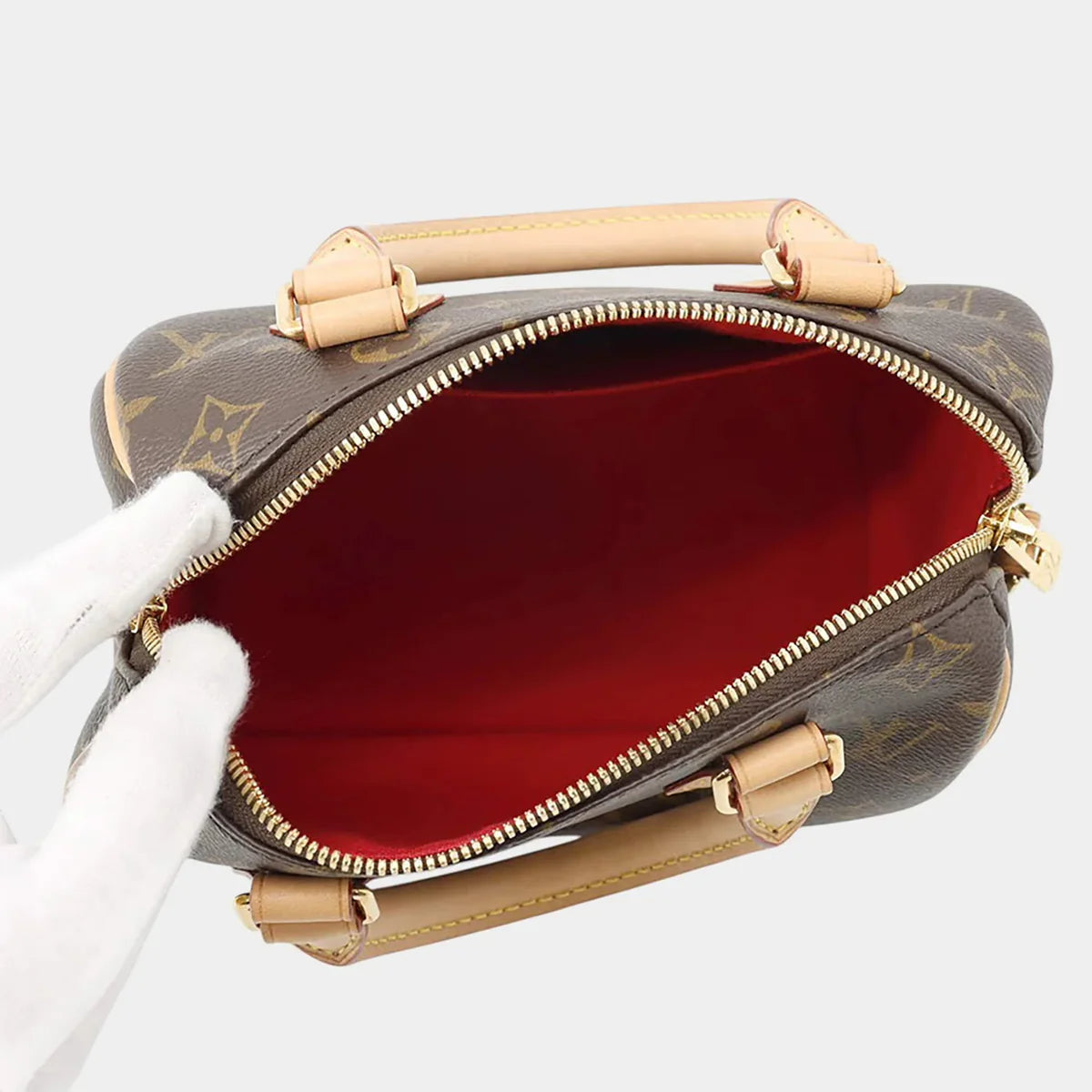 Louis Vuitton Speedy Bandouliere Brown Monogram Size 20