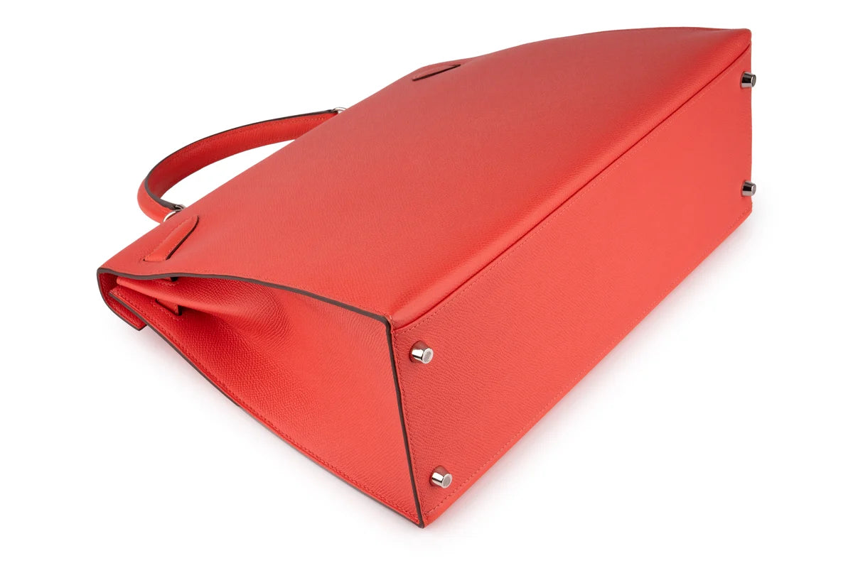 Hermès Kelly 35 Epsom Rose Jaipur PHW