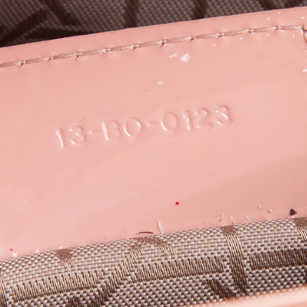 Dior Pink Cannage Patent Leather Large Lady Dior