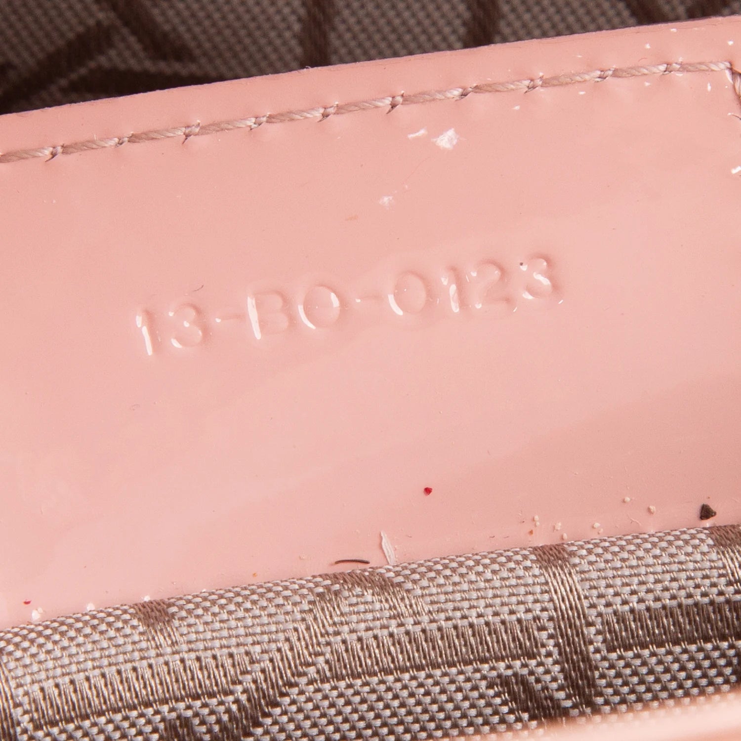 Dior Pink Cannage Patent Leather Large Lady Dior