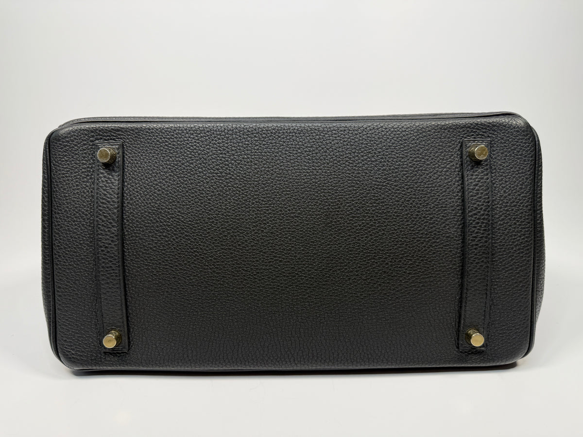 HERMÈS BIRKIN 35 BLACK TOGO LEATHER WITH GOLD HARDWARE