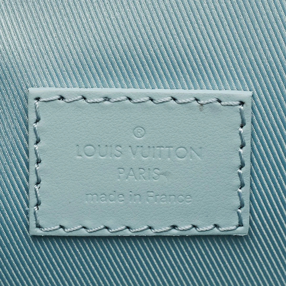 Louis Vuitton Fastline Blue Aerogram Leather Wearable Wallet Bag