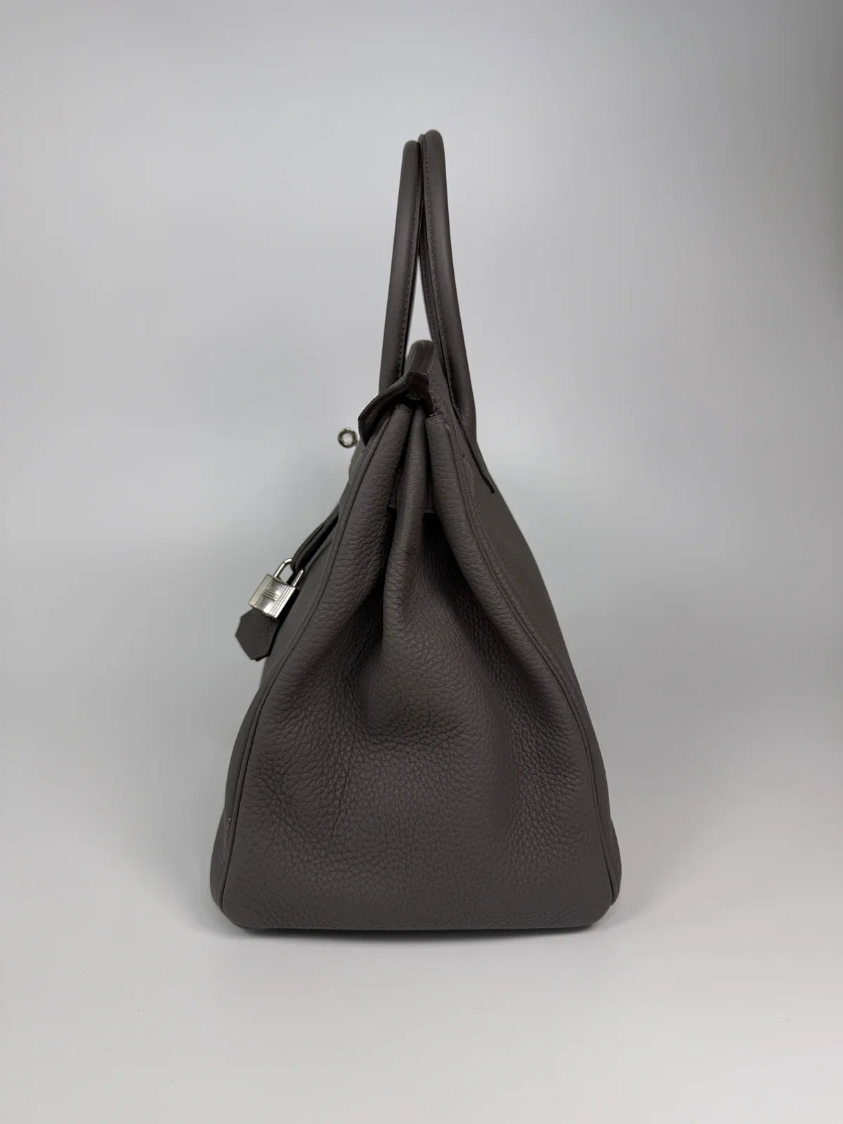 HERMÈS BIRKIN 35 IN GRIS ETAIN TOGO LEATHER WITH PALLADIUM HARDWARE