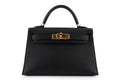 Hermès Mini Kelly Epsom Noir GHW