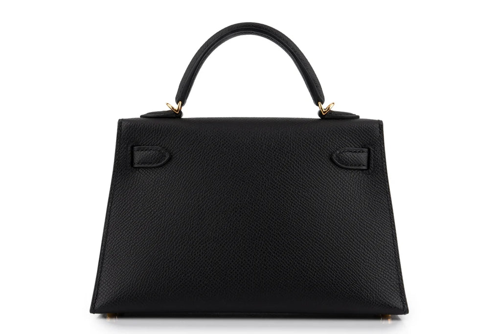 Hermès Mini Kelly Epsom Noir GHW