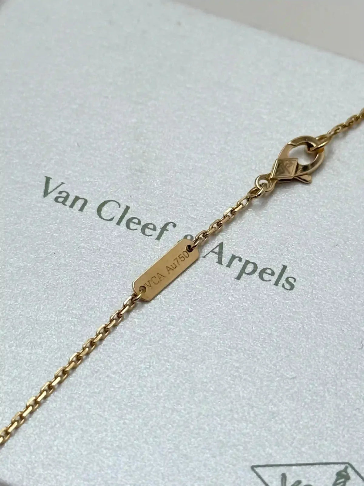Van Cleef And Arpels Alhambra Limited Edition Necklace Yellow Mother Of Pearl