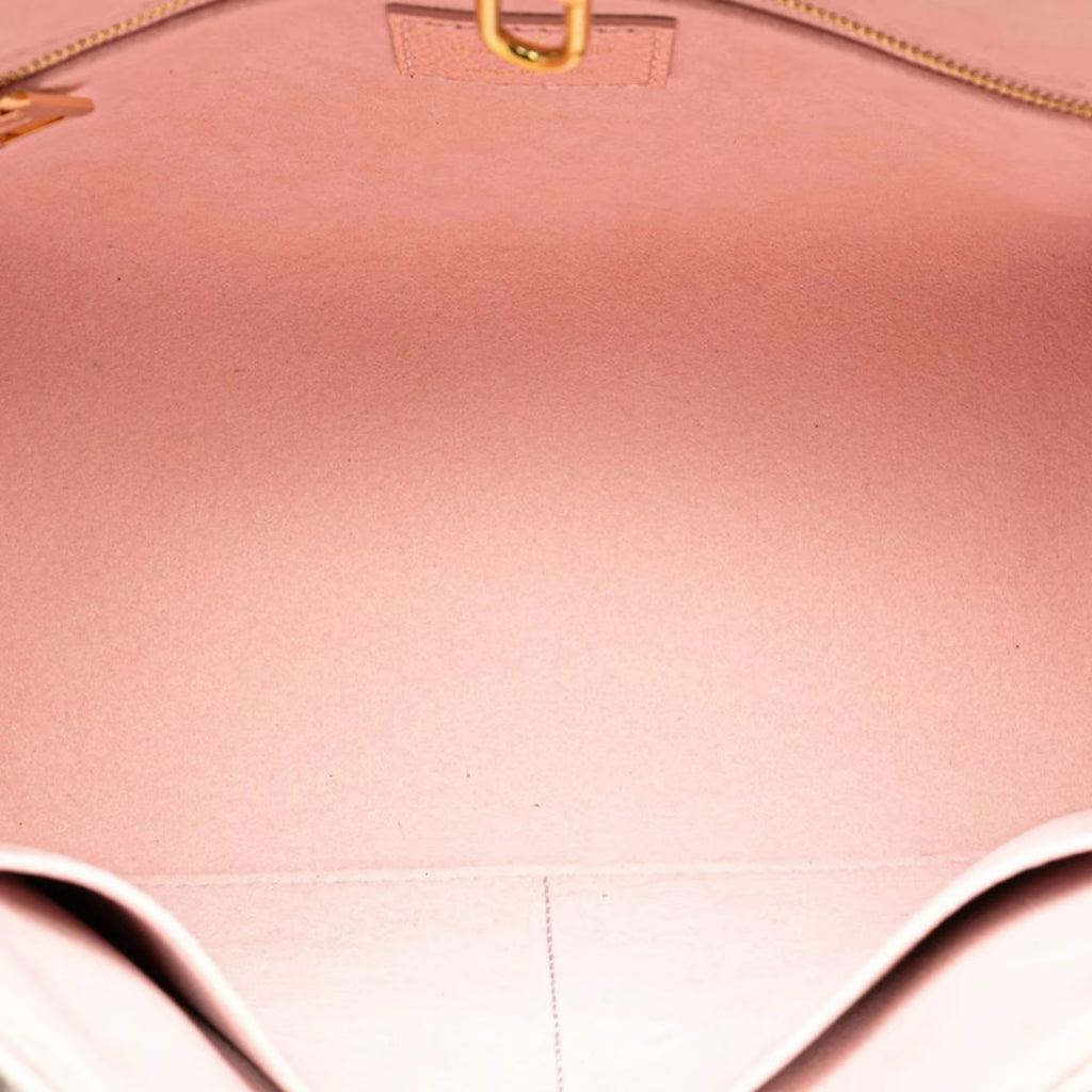 Louis Vuitton Pink Monogram Empreinte Summer Stardust OnTheGo PM Tote Bag