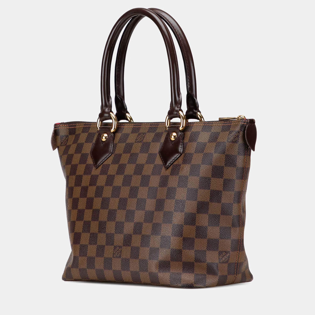 Louis Vuitton Brown Damier Ebene Saleya PM