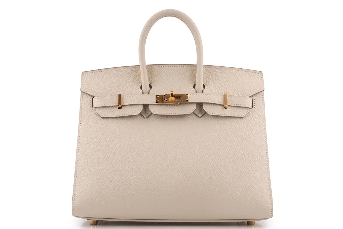 Hermès Birkin 25 Epsom Nata GHW