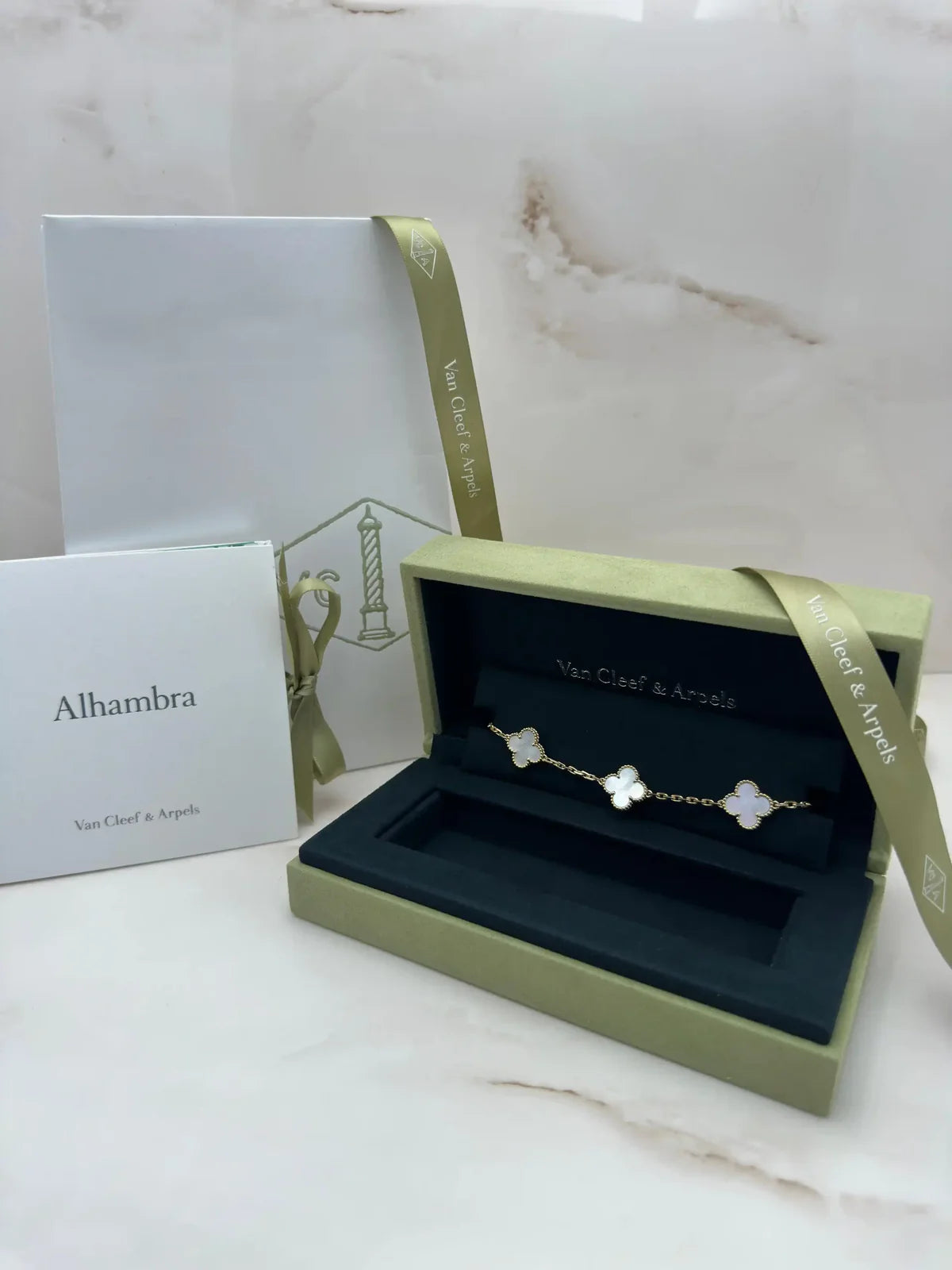 Van Cleef And Arpels Alhambra Bracelet Mother Of Pearl