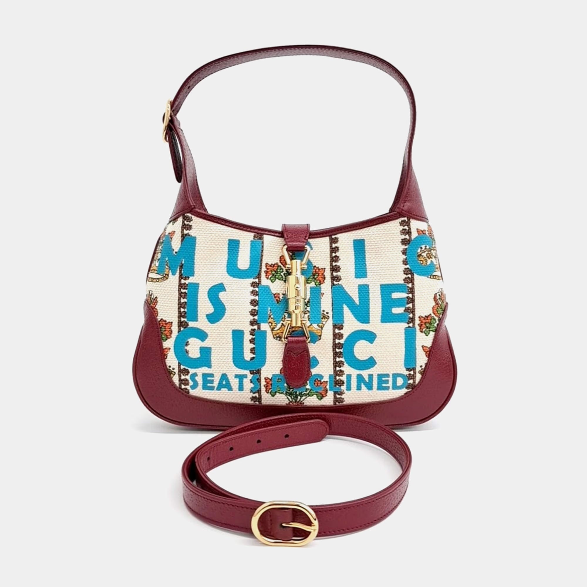 Gucci Multicolor Leather Jackie 1961 Small Hobo Bag