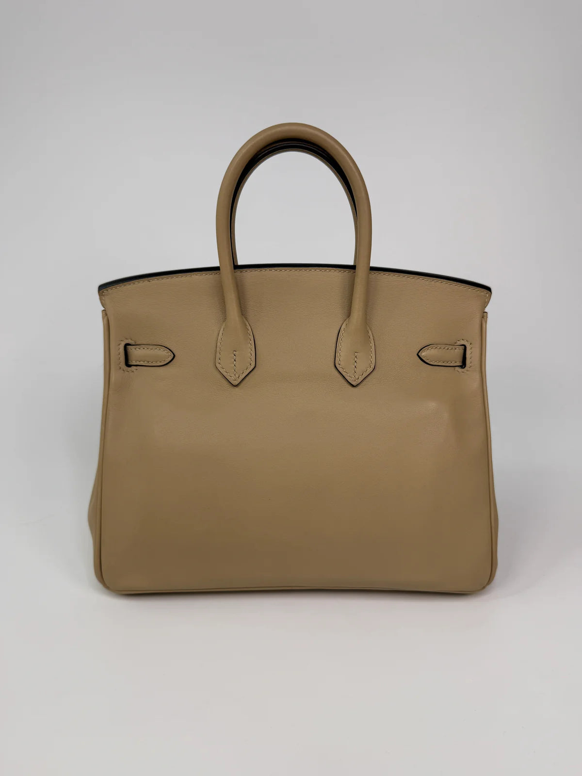 HERMÈS BIRKIN 25 IN TRENCH SWIFT LEATHER WITH GOLD HARDWARE