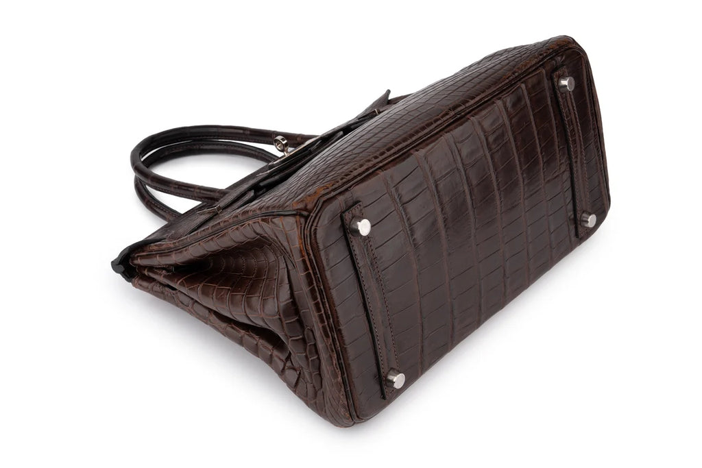 Hermès Birkin 30 Croc Niloticus Ebene PHW