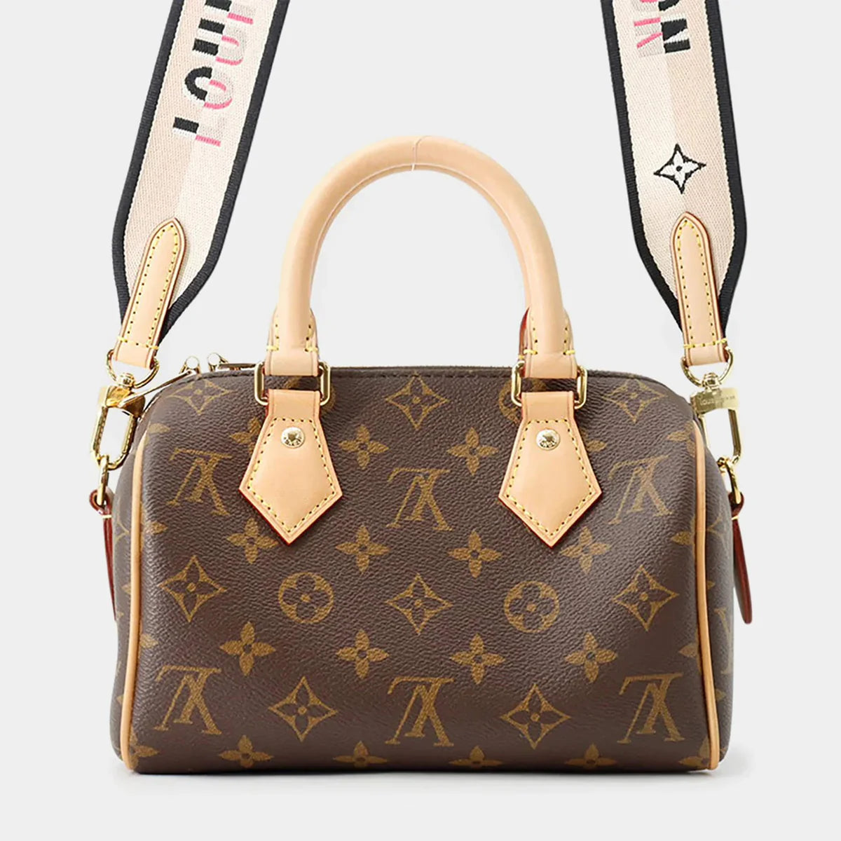Louis Vuitton Speedy Bandouliere Brown Monogram Size 20