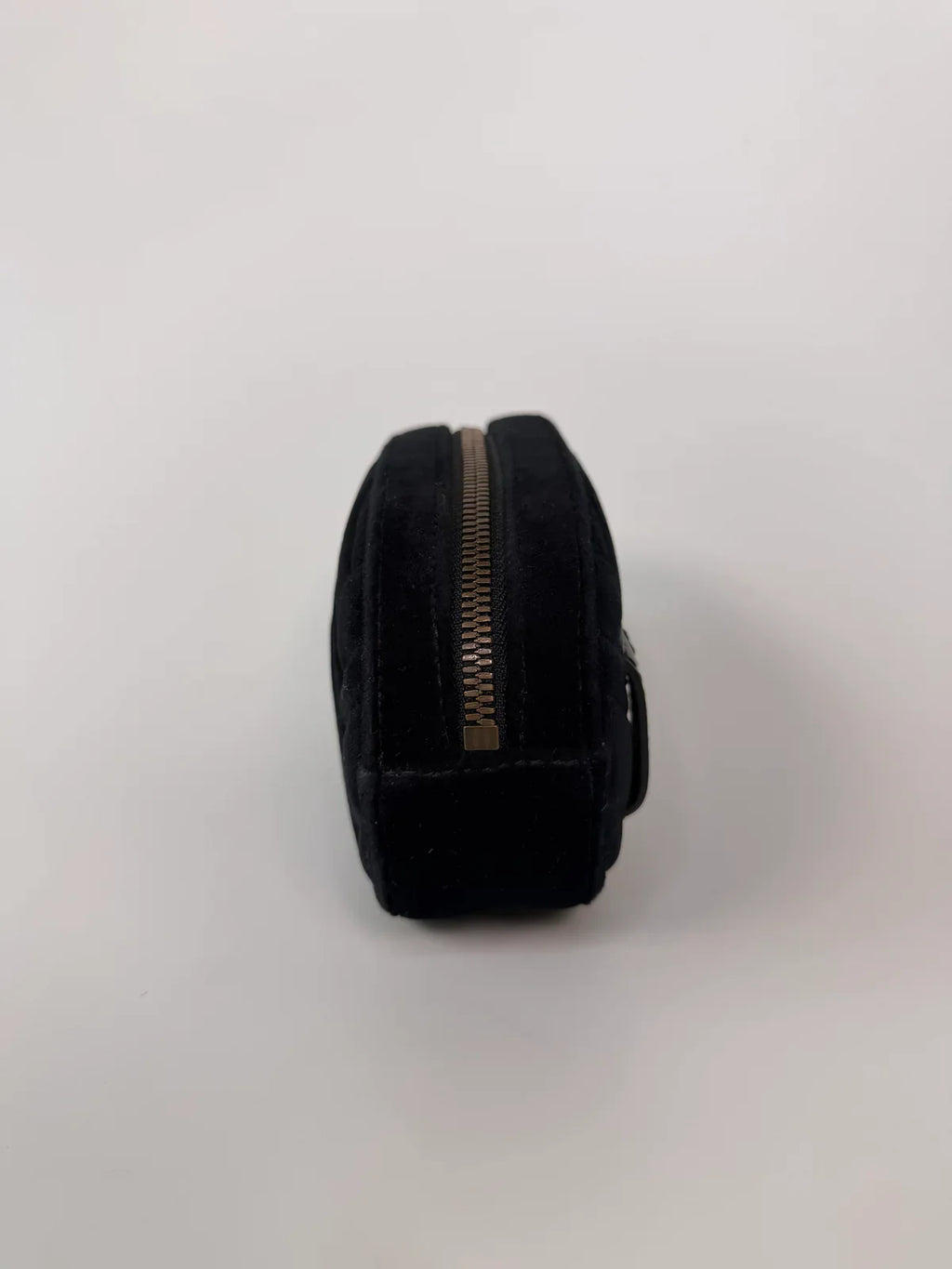 GUCCI GG BLACK VELVET MARMONT BELT BAG