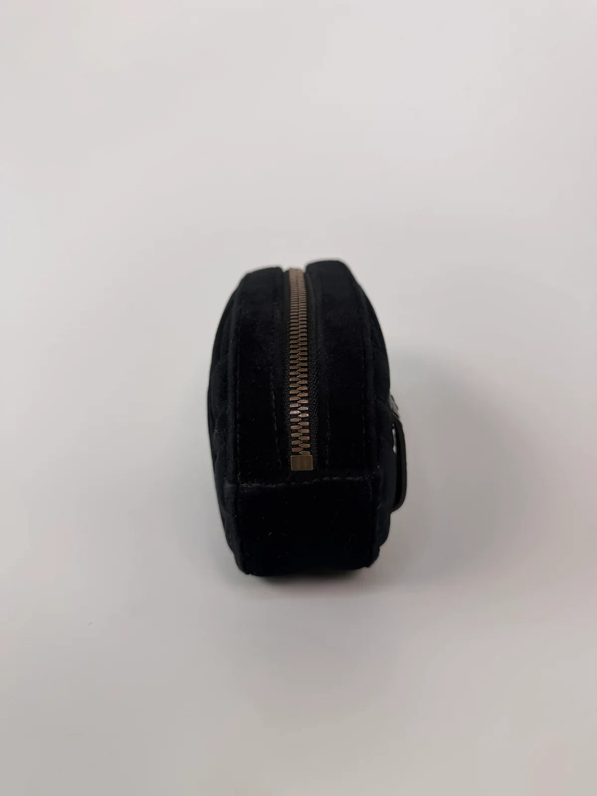 GUCCI GG BLACK VELVET MARMONT BELT BAG
