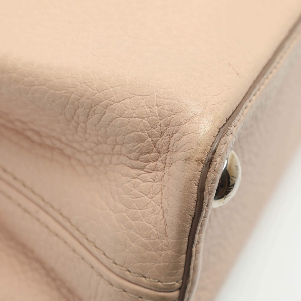 Louis Vuitton Capucines BB Pink Taurillon Leather Bag