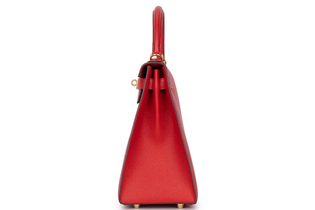Hermès Kelly 28 Epsom Rouge Casaque GHW