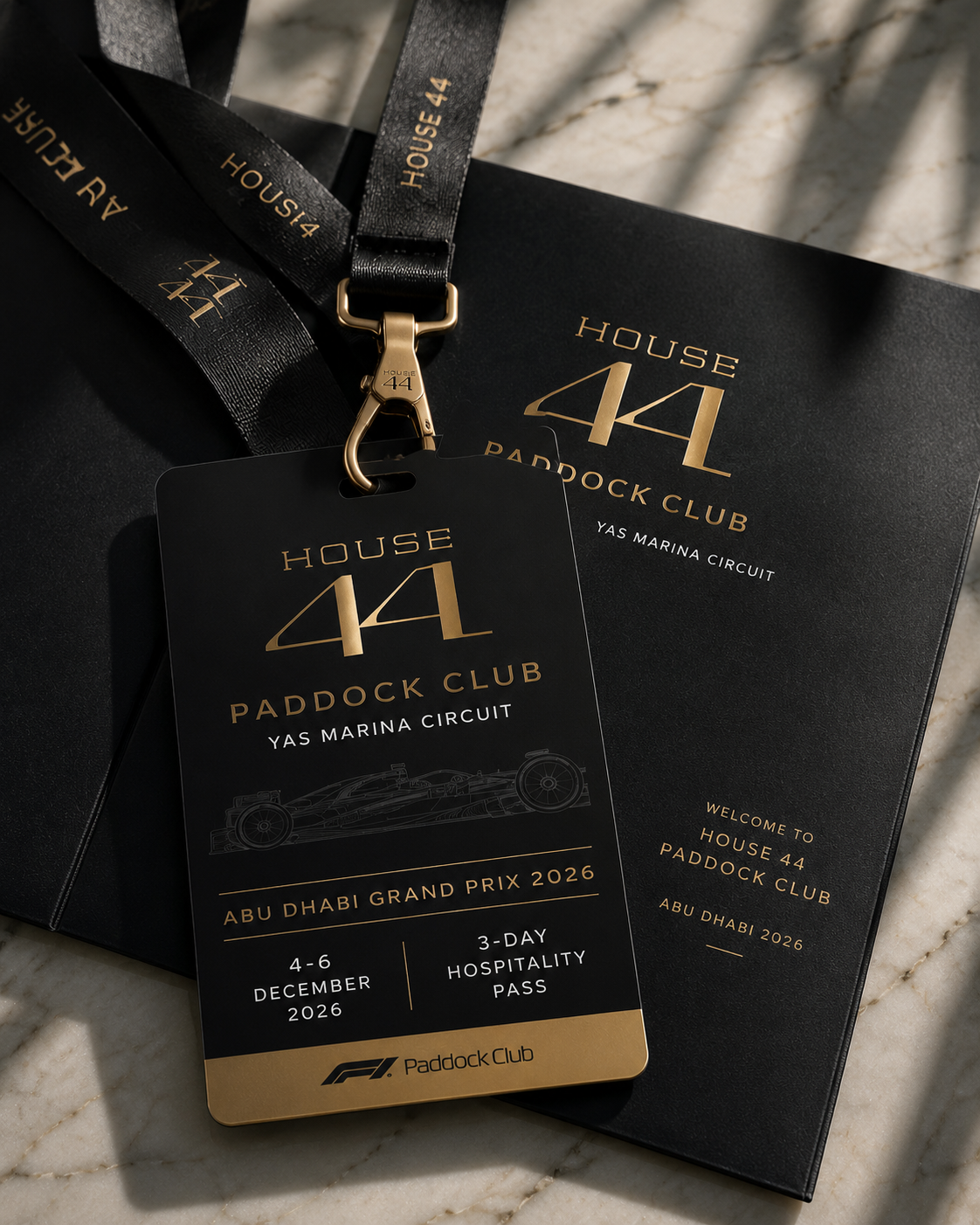 House 44 Paddock Club | Abu Dhabi Grand Prix 2026 | 3-Day VIP Hospitality Pass