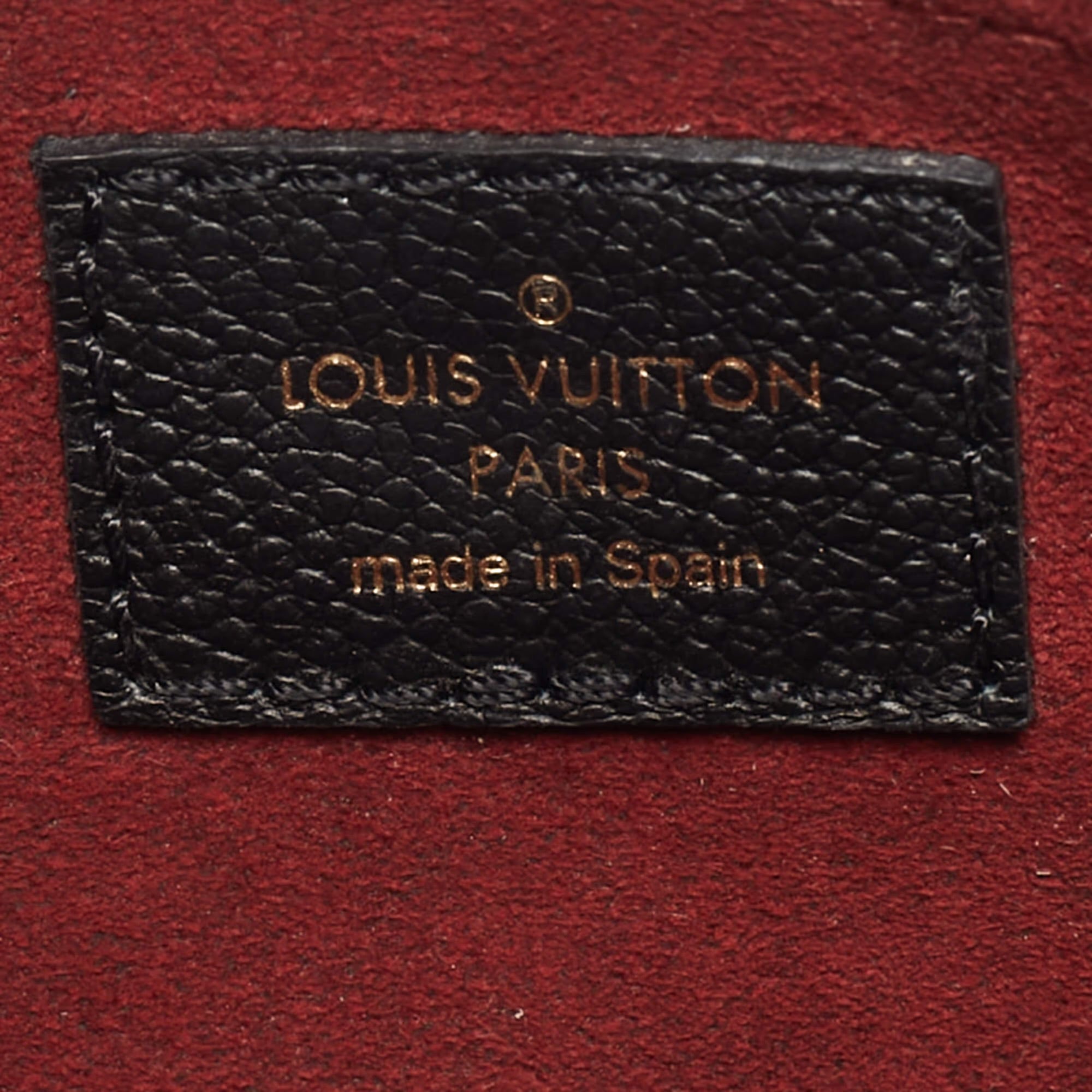 Louis Vuitton Multi Pochette Accessoires Bicolor Monogram Empreinte Leather Bag